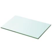 vidaXL Hyllplan glas genomskinlig 20x30 cm