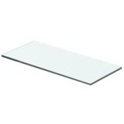 vidaXL Hyllplan glas genomskinlig 40x12 cm