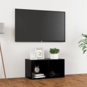 vidaXL Tv-bänk svart 72x35x36,5 cm konstruerat trä