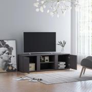 vidaXL Tv-bänk grå 120x34x37 cm konstruerat trä