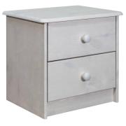 vidaXL Sängbord 43x34x40 cm massiv furu