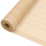 vidaXL Insynsskyddsnät beige 1,2x25 m HDPE 150 g/m²