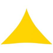vidaXL Solsegel Oxfordtyg trekantigt 4,5x4,5x4,5 m gul