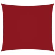 vidaXL Solsegel oxfordtyg fyrkantigt 4,5x4,5 m red