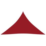 vidaXL Solsegel oxfordtyg trekantigt 4x4x5,8 m röd