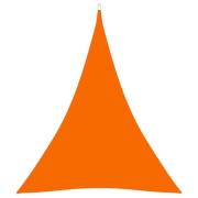 vidaXL Solsegel oxfordtyg trekantigt 5x7x7 m orange