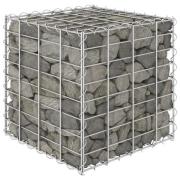 vidaXL Planteringsgabion upphöjd stål 40x40x40 cm