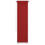 vidaXL Rullgardin utomhus 60x230 cm röd HDPE