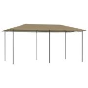 vidaXL Paviljong 3x6x2,6 m taupe 160 g/m²