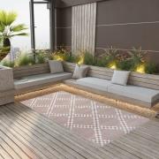 vidaXL Utomhusmatta ARAKIL brun 160x230 cm PP