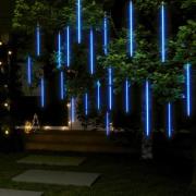 vidaXL Meteorregn 20 st 50 cm 720 LED blå inne/ute