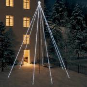 vidaXL Julgransbelysning inomhus/utomhus 1300 LEDs kallvit 8 m