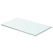 vidaXL Hyllplan glas genomskinlig 60x30 cm