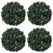 vidaXL Konstgjorda buxbombollar 4 st 12 cm