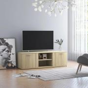 vidaXL TV-bänk sonoma-ek 120x34x37 cm konstruerat trä