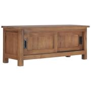 vidaXL TV-bänk 90x30x35 cm massiv teak