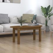 vidaXL Soffbord honungsbrun 80x40x35 cm massiv furu