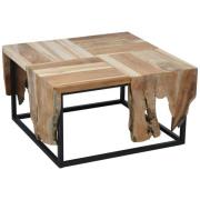 Ambiance Sidobord teak 65x65x35 cm