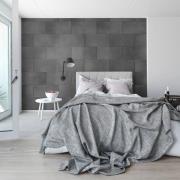 Grosfillex Väggplattor Gx Wall+ 11 st sten 30x60 cm mörkgrå