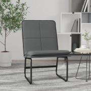 vidaXL Loungestol grå 54x75x76 cm konstläder