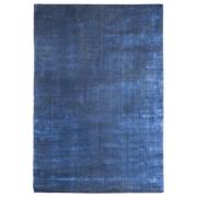 vidaXL Tvättbar matta vikbar marinblå 120x170 cm polyester