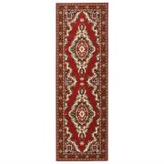 vidaXL Gångmatta röd orientalisk BCF 80x250 cm