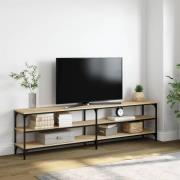 vidaXL Tv-bänk sonoma-ek 180x30x50 cm konstruerat trä och metall