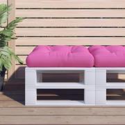 vidaXL Palldyna rosa 60x60x12 tyg