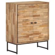 vidaXL Skänk massiv återvunnen teak 60x30x75 cm