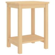 vidaXL Sängbord naturfärgad 35x30x47 cm massiv furu