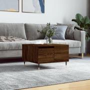 vidaXL Soffbord brun ek 55x55x36,5 cm konstruerat trä
