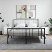 vidaXL Sängbord 2 st vit högglans 40x40x50 cm konstruerat trä