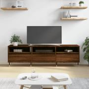 vidaXL Tv-bänk brun ek 150x30x44,5 cm konstruerat trä