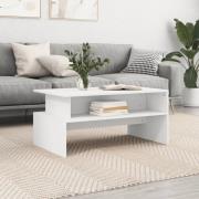 vidaXL Soffbord vit 90x55x42,5 cm konstruerat trä