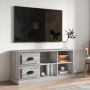 vidaXL Tv-bänk grå sonoma 102x35,5x47,5 cm konstruerat trä