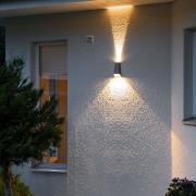 KONSTSMIDE LED vägglampa "Imola" 2x3W mörkgrå