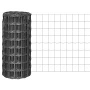 vidaXL Eurofence stål 25x0,8 m grå