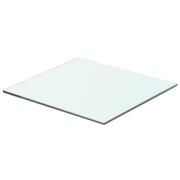 vidaXL Hyllplan glas genomskinlig 40x30 cm