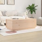 vidaXL Soffbord 100x50x35 cm massiv furu