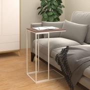 vidaXL Sidobord vit 40x30x59 cm konstruerat trä