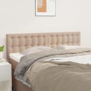 vidaXL Huvudgavlar 2 st cappuccino 72x5x78/88 cm konstläder