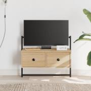 vidaXL Väggmonterad tv-bänk sonoma-ek 60,5x30x51 cm konstruerat trä