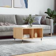 vidaXL Soffbord sonoma-ek 60x50x36,5 cm konstruerat trä
