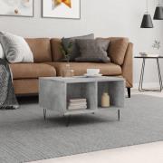 vidaXL Soffbord betonggrå 60x50x36,5 cm konstruerat trä