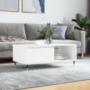 vidaXL Soffbord vit 90x50x36,5 cm konstruerat trä