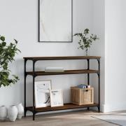 vidaXL Avlastningsbord brun ek 100x29x75 cm konstruerat trä