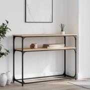 vidaXL Avlastningsbord sonoma-ek 100x35,5x75 cm konstruerat trä