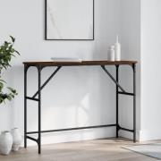 vidaXL Avlastningsbord brun ek 100x32x75 cm konstruerat trä