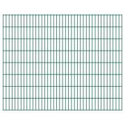 vidaXL 2D Stängselpaneler trädgård 2,008x1,63m 8m (totallängd) grön