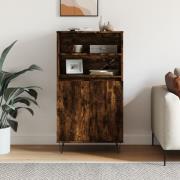 vidaXL Förvaringsskåp rökfärgad ek 60x36x110 cm konstruerat trä